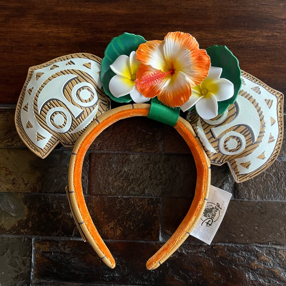 Disney Loungefly Polynesian Village Resort 50th Anniversary Tiki Ears - Picture 5 of 5